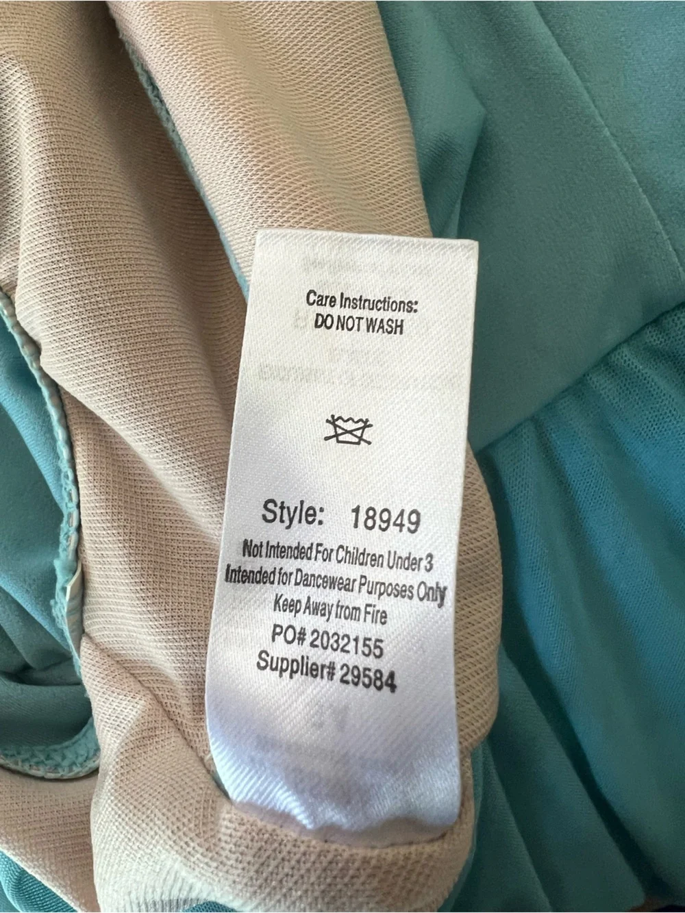 Weissman A Walk In The Skies Surf Blue Lyrical Dance Dress SA 16034
